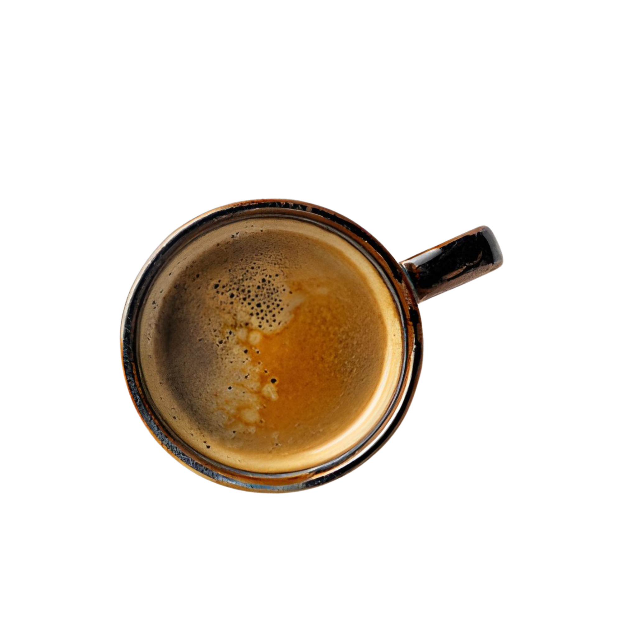 Floating visual element inside the Galaxy Cafe website