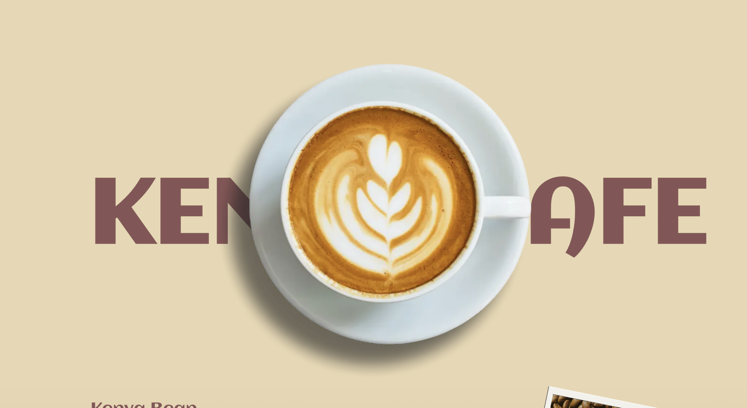 Opening scene of the Kenao Cafe website experience